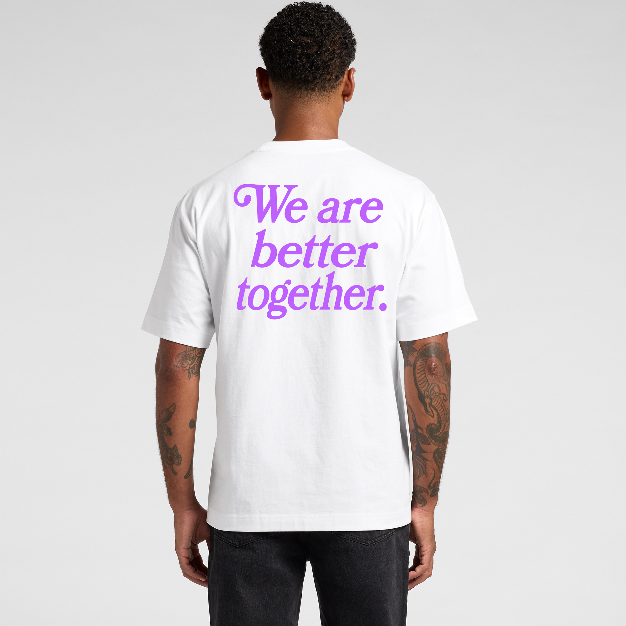 BETTER TOGETHER T-SHIRT / WHITE