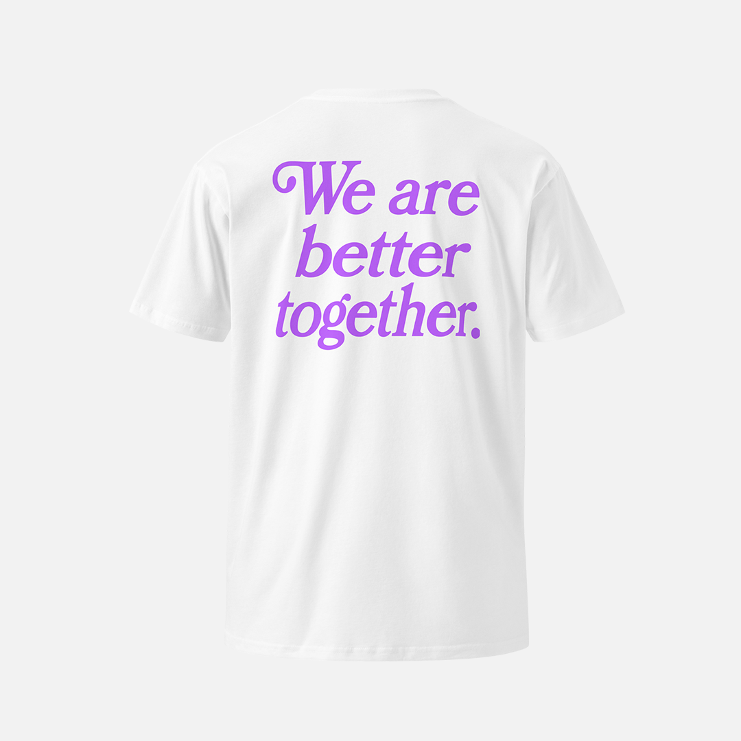 BETTER TOGETHER T-SHIRT / WHITE