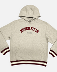 NEVER FIT IN VINTAGE HOODIE / HEATHER GREY