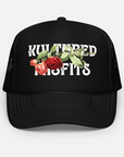 MY FLOWERS MESH TRUCKER HAT / BLACK