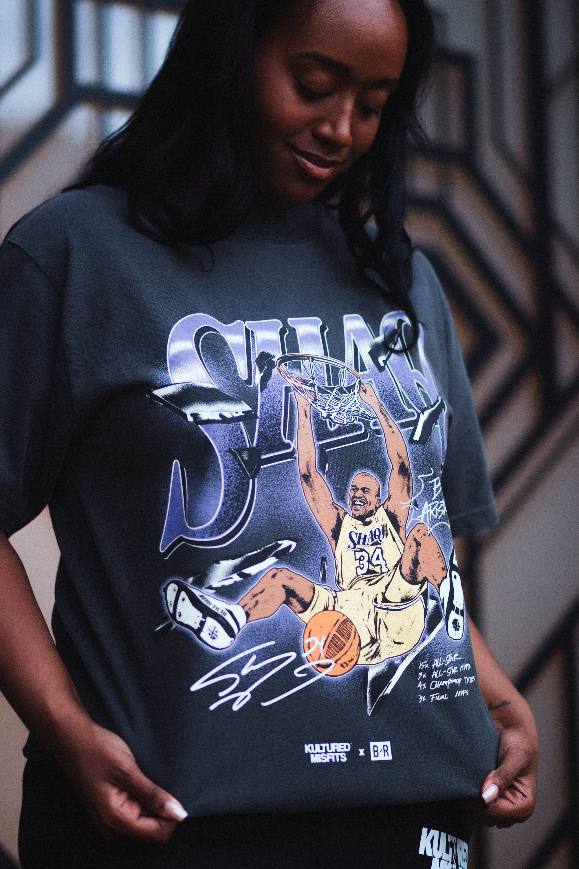 KM x SHAQ: BIG ARISTOTLE T-SHIRT (B/R EXCLUSIVE)