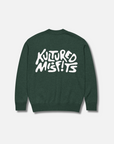 MONOGRAM CARDIGAN / FOREST GREEN