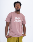 KM X Wish ATL 'HIGHER LEARNING' T-SHIRT / MAUVE