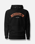 NEVER FIT IN VINTAGE HOODIE / BLACK