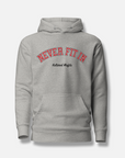 NEVER FIT IN VINTAGE HOODIE / HEATHER GREY