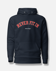 NEVER FIT IN VINTAGE HOODIE / NAVY