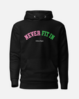 NEVER FIT IN VINTAGE HOODIE / BLACK (WICKED EDITION)
