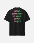 SUPERPOWERS T-SHIRT / BLACK (WICKED EDITION)