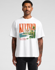 SPANISH SUNSET T-SHIRT / WHITE