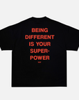 SUPERPOWERS T-SHIRT / BLACK
