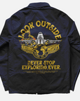 LOOK OUTSIDE COACHES JACKET / NAVY