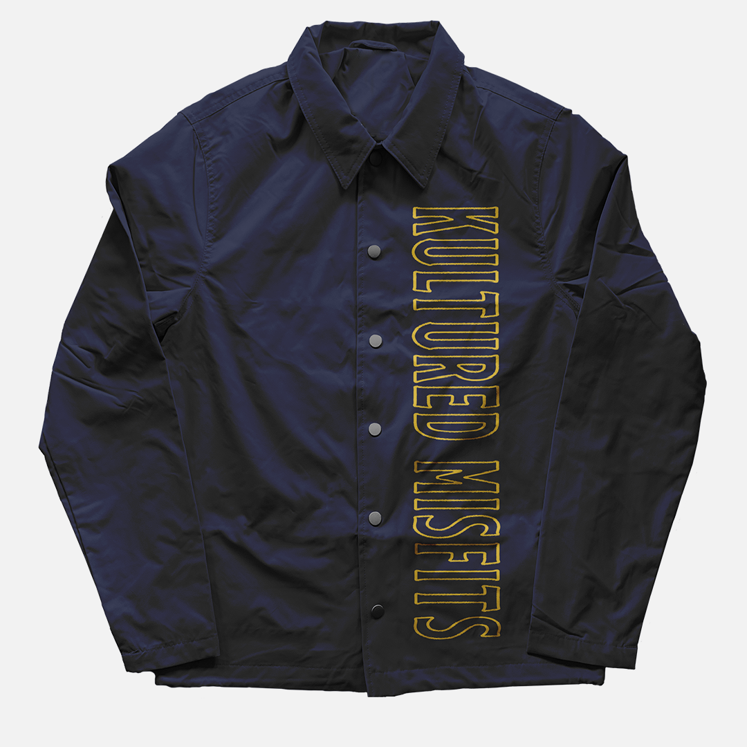 LOOK OUTSIDE COACHES JACKET / NAVY