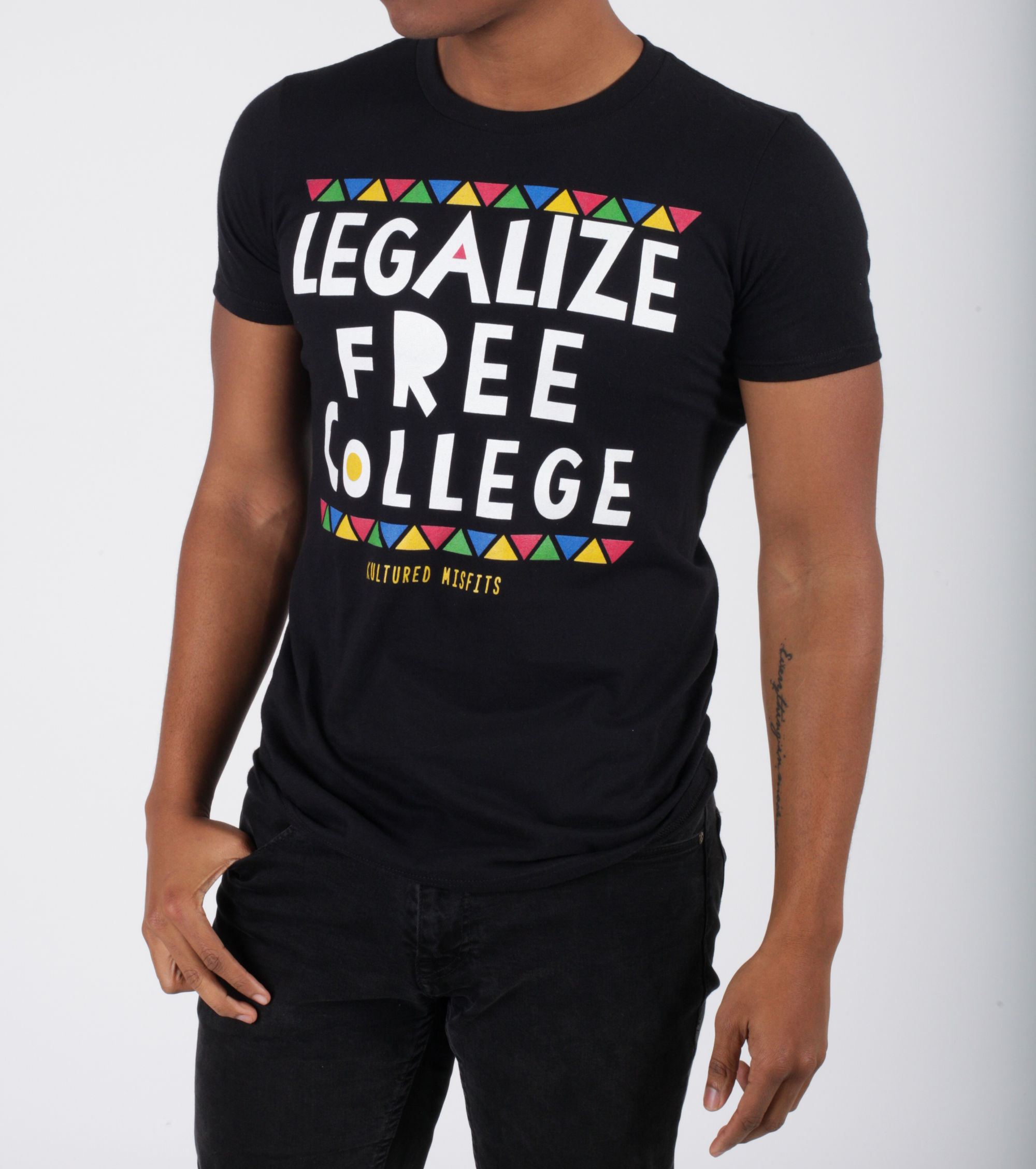 LEGALIZE FREE COLLEGE (DO THA RIGHT THANG) T-SHIRT