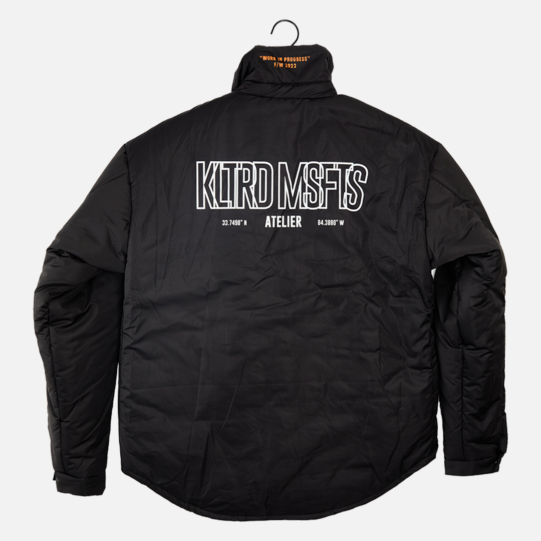 KULTURED MISFITS ATELIER CASUAL PUFFER JACKET / BLACK