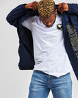 LOOK OUTSIDE COACHES JACKET / NAVY
