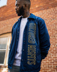 LOOK OUTSIDE COACHES JACKET / NAVY