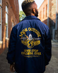 LOOK OUTSIDE COACHES JACKET / NAVY