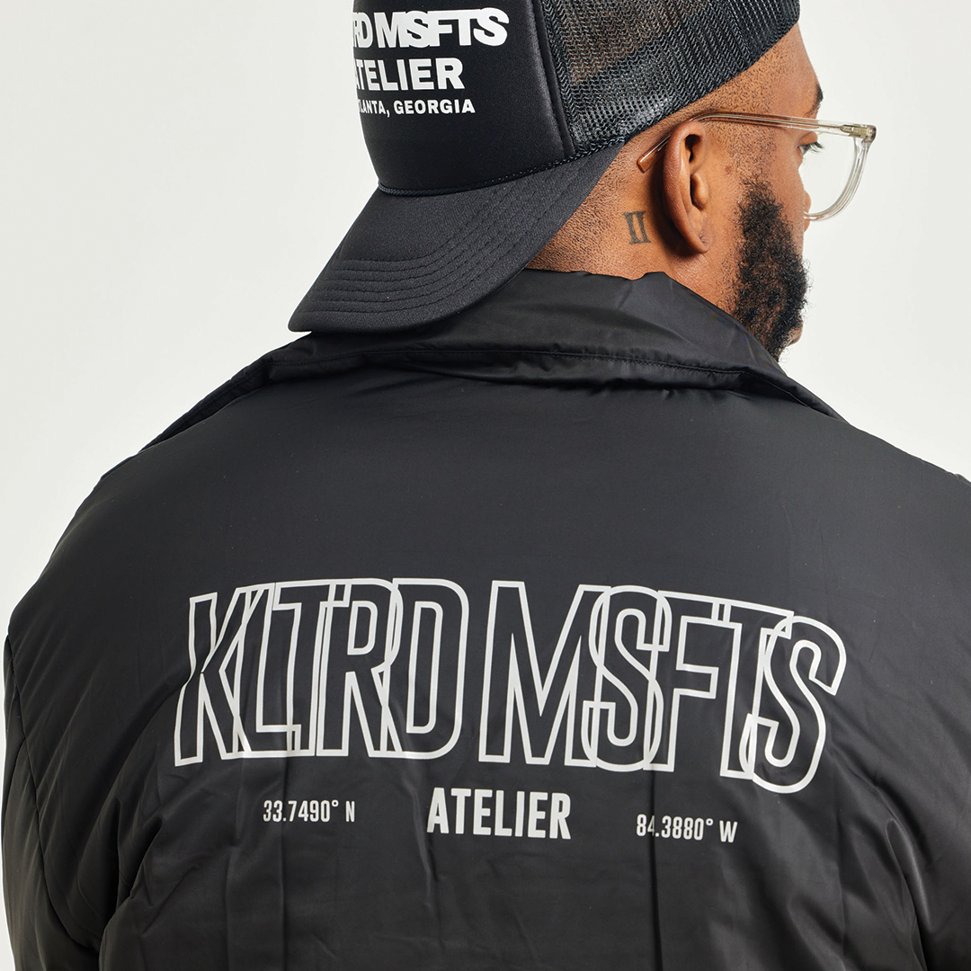 KULTURED MISFITS ATELIER CASUAL PUFFER JACKET / BLACK