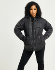 KULTURED MISFITS ATELIER CASUAL PUFFER JACKET / BLACK