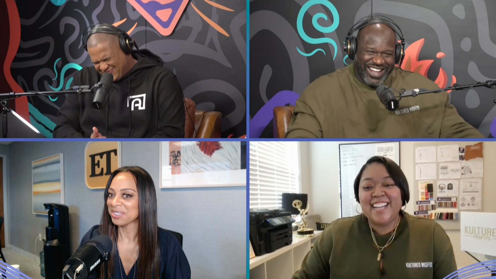 Kultured Misfits Chats With Shaq & The Big Podcast Crew