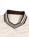KM STRIPED SOCCER JERSEY / CREAM