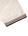 KM STRIPED SOCCER JERSEY / CREAM