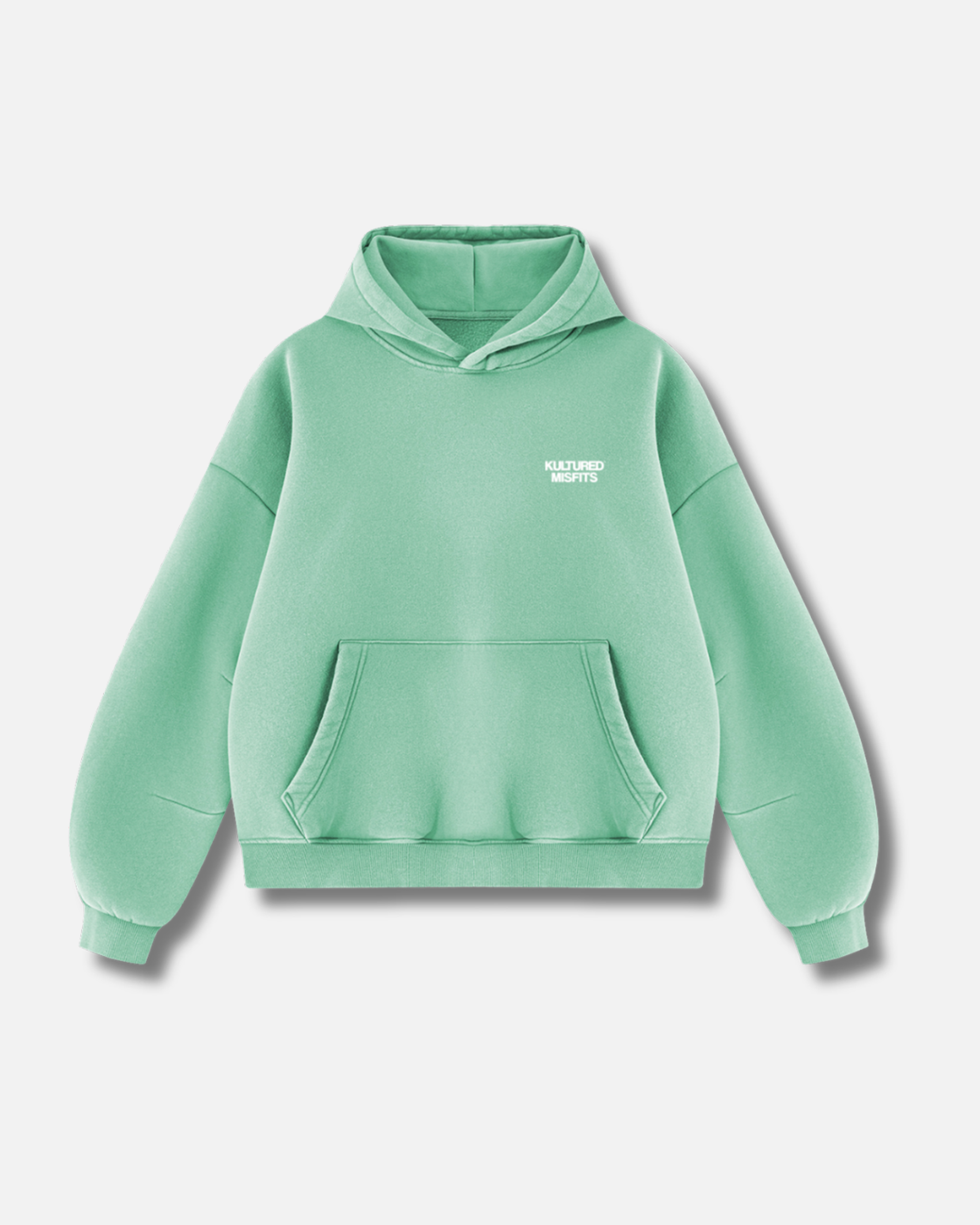 KULTURED MISFITS® ESSENTIALS BOXY HOODIE / MINT GREEN