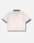 KM STRIPED SOCCER JERSEY / CREAM