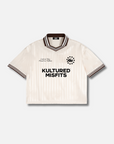 KM STRIPED SOCCER JERSEY / CREAM