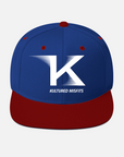 THE CLASSIC "K" SNAPBACK / BLUE/RED