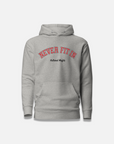 NEVER FIT IN VINTAGE HOODIE / HEATHER GREY