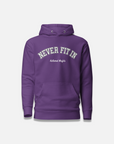 NEVER FIT IN VINTAGE HOODIE / PURPLE