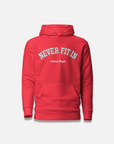 NEVER FIT IN VINTAGE HOODIE / RED
