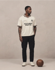 KM STRIPED SOCCER JERSEY / CREAM