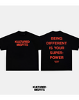 SUPERPOWERS T-SHIRT / BLACK